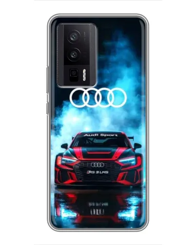 Чехол для Xiaomi POCO F5 Pro с картинкой «Audi Sport — неон» Чехол для Xiaomi POCO F5 Pro с картинкой «Audi Sport — неон»