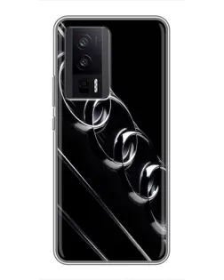 Чехол для Xiaomi POCO F5 Pro с картинкой «Audi — абстрактные кольца» Чехол для Xiaomi POCO F5 Pro с картинкой «Audi — абстрактные кольца»