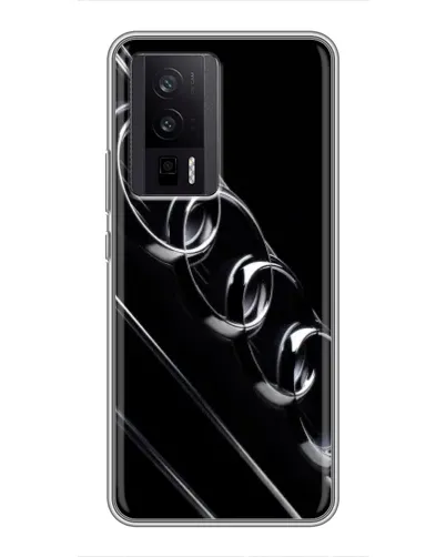 Чехол для Xiaomi POCO F5 Pro с картинкой «Audi — абстрактные кольца» Чехол для Xiaomi POCO F5 Pro с картинкой «Audi — абстрактные кольца»