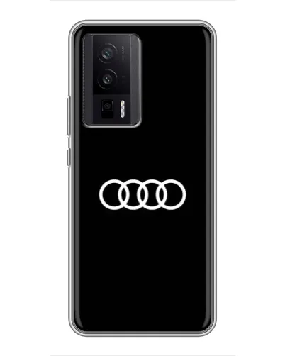 Чехол для Xiaomi POCO F5 Pro с картинкой «Audi White Logo» Чехол для Xiaomi POCO F5 Pro с картинкой «Audi White Logo»
