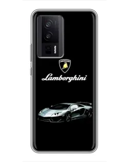 Чехол для Xiaomi POCO F5 Pro с картинкой «Логотип Lamborghini классика» Чехол для Xiaomi POCO F5 Pro с картинкой «Логотип Lamborghini классика»