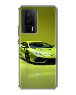 Чехол для Xiaomi POCO F5 Pro с картинкой «Салатовый Lamborghini Huracan» Чехол для Xiaomi POCO F5 Pro с картинкой «Салатовый Lamborghini Huracan»