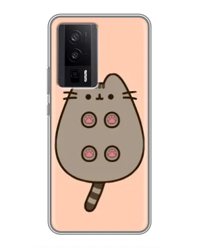 Чехол для Xiaomi POCO F5 Pro с картинкой «Пушин пузиком кверху» Чехол для Xiaomi POCO F5 Pro с картинкой «Пушин пузиком кверху»