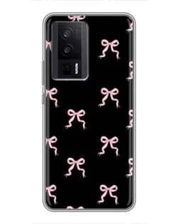 Чехол для Xiaomi POCO F5 Pro с картинкой «Бант-цветок» Чехол для Xiaomi POCO F5 Pro с картинкой «Бант-цветок»