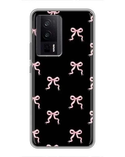 Чехол для Xiaomi POCO F5 Pro с картинкой «Бант-цветок» Чехол для Xiaomi POCO F5 Pro с картинкой «Бант-цветок»