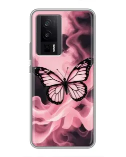 Чехол для Xiaomi POCO F5 Pro с картинкой «Бабочка в дыму» Чехол для Xiaomi POCO F5 Pro с картинкой «Бабочка в дыму»