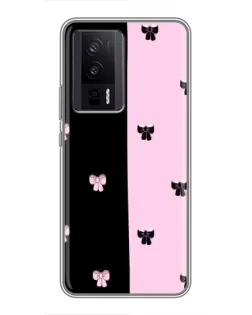 Чехол для Xiaomi POCO F5 Pro с картинкой «Контрастные банты»