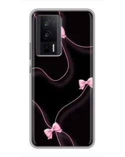 Чехол для Xiaomi POCO F5 Pro с картинкой «Розовые ленты»