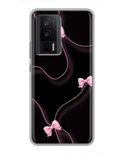 Чехол для Xiaomi POCO F5 Pro с картинкой «Розовые ленты» Чехол для Xiaomi POCO F5 Pro с картинкой «Розовые ленты»