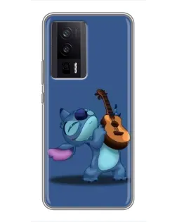 Чохол для Xiaomi POCO F5 Pro з картинкою «Стіч з укулеле»