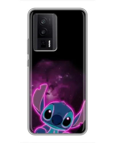 Чехол для Xiaomi POCO F5 Pro с картинкой «Неоновый Stitch»
