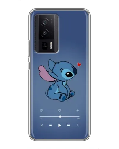 Чехол для Xiaomi POCO F5 Pro с картинкой «Музыкальный Stitch»