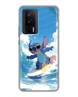 Чохол для Xiaomi POCO F5 Pro з картинкою «Стіч на хвилі»