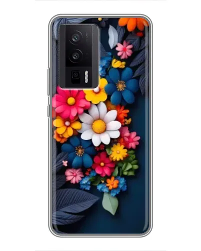 Чехол для Xiaomi POCO F5 Pro с картинкой «Цветочная феерия» Чехол для Xiaomi POCO F5 Pro с картинкой «Цветочная феерия»