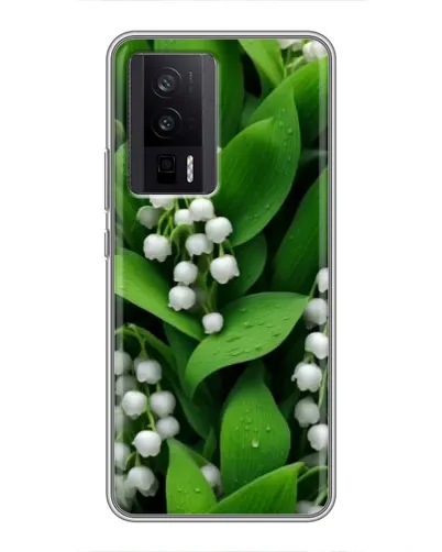 Чехол для Xiaomi POCO F5 Pro с картинкой «Ландыши в зелени» Чехол для Xiaomi POCO F5 Pro с картинкой «Ландыши в зелени»