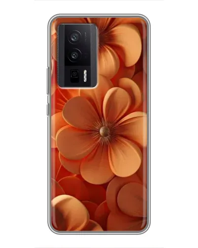 Чехол для Xiaomi POCO F5 Pro с картинкой «Оранжевый макро цветок» Чехол для Xiaomi POCO F5 Pro с картинкой «Оранжевый макро цветок»