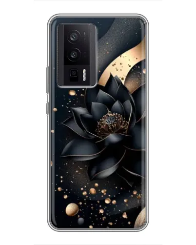 Чехол для Xiaomi POCO F5 Pro с картинкой «Черный лотос» Чехол для Xiaomi POCO F5 Pro с картинкой «Черный лотос»