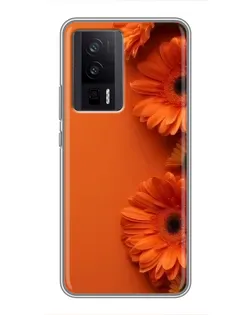 Чехол для Xiaomi POCO F5 Pro с картинкой «Оранжевые герберы» Чехол для Xiaomi POCO F5 Pro с картинкой «Оранжевые герберы»