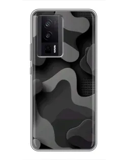 Чехол для Xiaomi POCO F5 Pro с картинкой «Темный абстрактный камуфляж» Чехол для Xiaomi POCO F5 Pro с картинкой «Темный абстрактный камуфляж»
