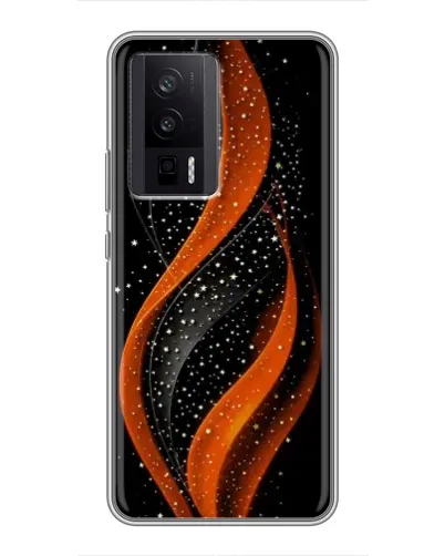 Чехол для Xiaomi POCO F5 Pro с картинкой «Огненная звездная волна» Чехол для Xiaomi POCO F5 Pro с картинкой «Огненная звездная волна»