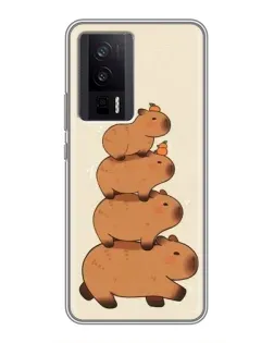 Чохол для Xiaomi POCO F5 Pro з картинкою «Вежа з капібар» Чохол для Xiaomi POCO F5 Pro з картинкою «Вежа з капібар»