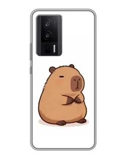 Чохол для Xiaomi POCO F5 Pro з картинкою «Товстенька капібара» Чохол для Xiaomi POCO F5 Pro з картинкою «Товстенька капібара»