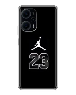Чехол для Xiaomi POCO F5 с картинкой «Jordan Flight 23» Чехол для Xiaomi POCO F5 с картинкой «Jordan Flight 23»