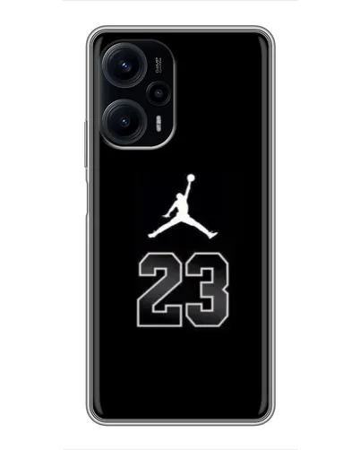 Чехол для Xiaomi POCO F5 с картинкой «Jordan Flight 23» Чехол для Xiaomi POCO F5 с картинкой «Jordan Flight 23»