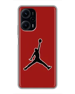 Чехол для Xiaomi POCO F5 с картинкой «Jordan Red Back» Чехол для Xiaomi POCO F5 с картинкой «Jordan Red Back»