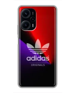 Чехол для Xiaomi POCO F5 с картинкой «Adidas Red Neon» Чехол для Xiaomi POCO F5 с картинкой «Adidas Red Neon»
