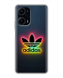 Чехол для Xiaomi POCO F5 с картинкой «Неоновый Adidas» Чехол для Xiaomi POCO F5 с картинкой «Неоновый Adidas»