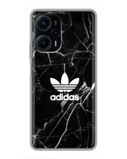 Чехол для Xiaomi POCO F5 с картинкой «Белый мрамор Adidas» Чехол для Xiaomi POCO F5 с картинкой «Белый мрамор Adidas»