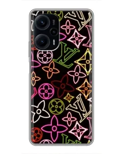 Чехол для Xiaomi POCO F5 с картинкой «Неоновый микс Nike» Чехол для Xiaomi POCO F5 с картинкой «Неоновый микс Nike»