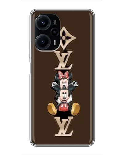 Чехол для Xiaomi POCO F5 с картинкой «LV и Микки Маус» Чехол для Xiaomi POCO F5 с картинкой «LV и Микки Маус»