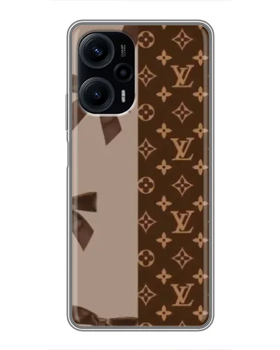 Чехол для Xiaomi POCO F5 с картинкой «Louis Vuitton — банты» Чехол для Xiaomi POCO F5 с картинкой «Louis Vuitton — банты»