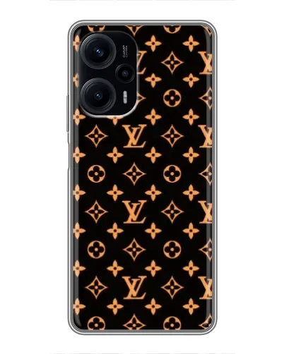 Чехол для Xiaomi POCO F5 с картинкой «Золотая монограмма LV» Чехол для Xiaomi POCO F5 с картинкой «Золотая монограмма LV»