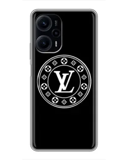 Чехол для Xiaomi POCO F5 с картинкой «LV — печать стиля»