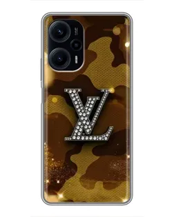 Чехол для Xiaomi POCO F5 с картинкой «Камуфляжный Louis Vuitton»