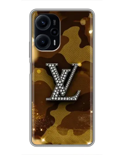 Чехол для Xiaomi POCO F5 с картинкой «Камуфляжный Louis Vuitton» Чехол для Xiaomi POCO F5 с картинкой «Камуфляжный Louis Vuitton»