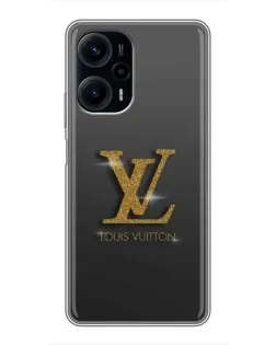 Чехол для Xiaomi POCO F5 с картинкой «Градиент Louis Vuitton»