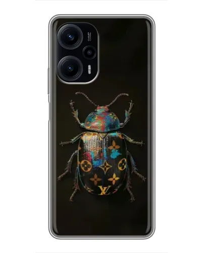 Чехол для Xiaomi POCO F5 с картинкой «LV — мраморный принт» Чехол для Xiaomi POCO F5 с картинкой «LV — мраморный принт»