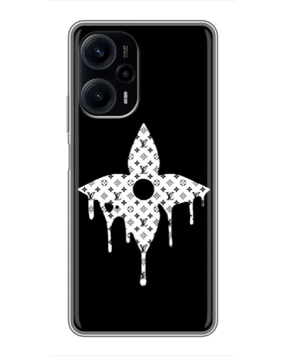 Чехол для Xiaomi POCO F5 с картинкой «Цветочная монограмма» Чехол для Xiaomi POCO F5 с картинкой «Цветочная монограмма»