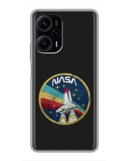 Чехол для Xiaomi POCO F5 с картинкой «NASA — эмблема миссии» Чехол для Xiaomi POCO F5 с картинкой «NASA — эмблема миссии»