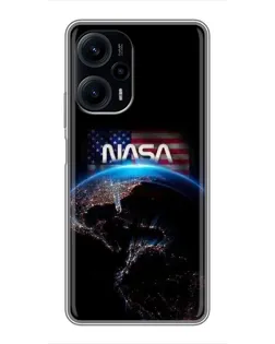 Чехол для Xiaomi POCO F5 с картинкой «Земля из космоса NASA» Чехол для Xiaomi POCO F5 с картинкой «Земля из космоса NASA»