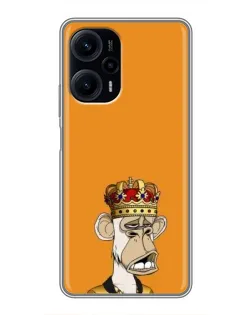Чехол для Xiaomi POCO F5 с картинкой «Золотая обезьяна Bored Ape» Чехол для Xiaomi POCO F5 с картинкой «Золотая обезьяна Bored Ape»