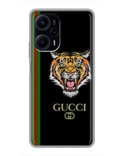 Чехол для Xiaomi POCO F5 с картинкой «Тигр Gucci» Чехол для Xiaomi POCO F5 с картинкой «Тигр Gucci»