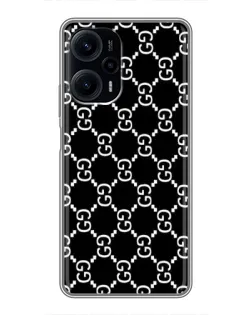 Чехол для Xiaomi POCO F5 с картинкой «Gucci — сетчатый паттерн» Чехол для Xiaomi POCO F5 с картинкой «Gucci — сетчатый паттерн»
