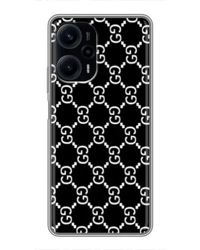 Чехол для Xiaomi POCO F5 с картинкой «Gucci — сетчатый паттерн»