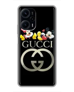 Чехол для Xiaomi POCO F5 с картинкой «Gucci — герои Disney» Чехол для Xiaomi POCO F5 с картинкой «Gucci — герои Disney»