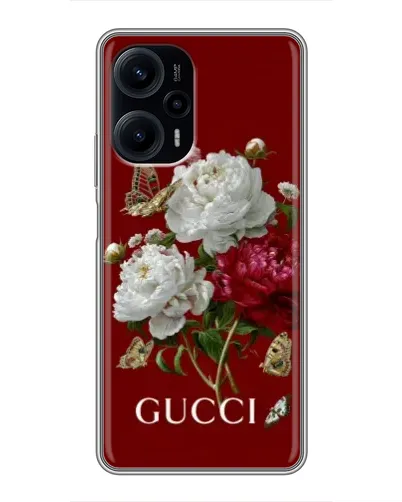 Чехол для Xiaomi POCO F5 с картинкой «Gucci —  сад»